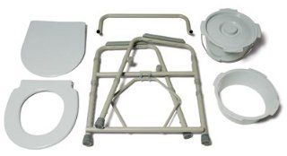 Lumex 3 in 1 Steel Folding Commode Case 4 Health & Personal Care