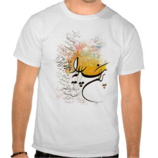 persian calligraphy & Farvahar T Shirts