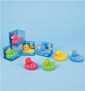 Duck E. Duck Baby Bath Floating Rubber Duck Toys 4 Ducks Toys & Games