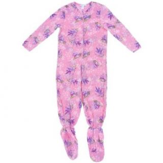 Pink Snow Bunny Footed Pajamas for Girls XS/4 5 Pajama Sets Clothing
