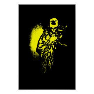 Wicked Clown Yellow Posters