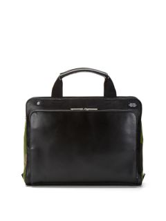 Leather Split Briefcase by Jack Spade Accessories