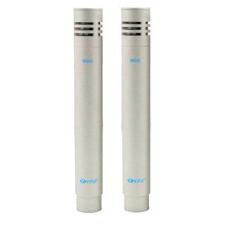 YPA M606 PAIR Stereo Pencil Condenser Vocal Instrument Microphones beige+beige Musical Instruments