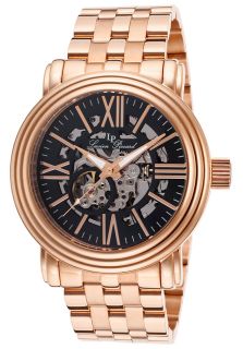Lucien Piccard 11912 RG 11  Watches,Domineer Automatic Skeletonized Rose Tone and Black, Casual Lucien Piccard Automatic Watches
