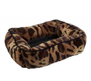 Dennis Basso Faux Fur Cheetah Small Pet Bed —