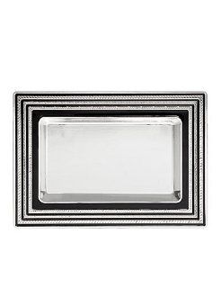 Vera Wang Wedgwood With Love Noir Vanity Tray, 6.5 x 9 in Kitchen & Dining