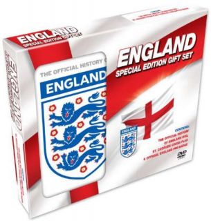 Official History of England Box Set (Includes DVD, St Georges Flag & Official England Pin Badge)      DVD