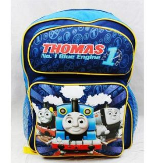 Backpack   Thomas the Tank   No.1 Blue Engine Large School Bag Clothing