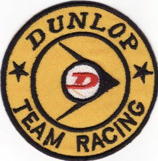 DUNLOP TEAM RACING EMBROIDERED IRON ON PATCH T239