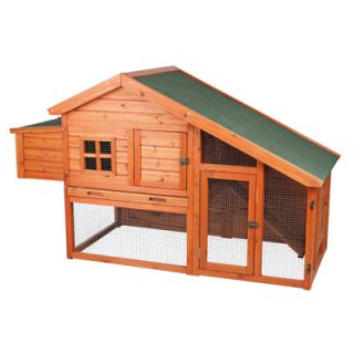 Trixie Natura Chicken Coop with Nesting Box, Roosting Pole and Pull