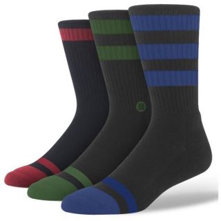 Stance Triple Threat Socks Black