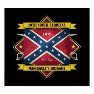 10th South Carolina Infantry Print