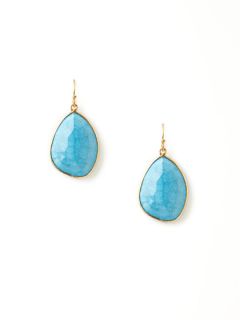 Turquoise Drop Earrings by Mary Louise Designs