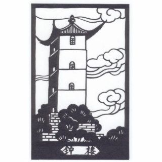 Chinese Pagoda Photo Cut Outs