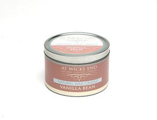 vanilla bean natural wax candle by at wicks end