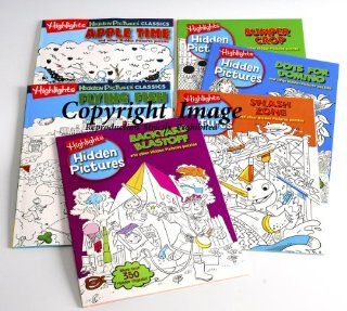 Hidden Picture Puzzles _ Bundle of 6 Books with Picture Clues Toys & Games