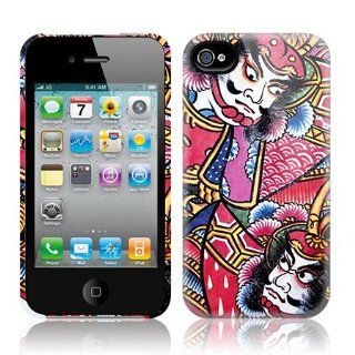TaylorHe Japanese Style Drawing iPhone 4 iPhone 4S Hard Case Printed Phone Case MADE IN THE UK All Around Printed on Sides 3D Sublimation Highest Quality Cell Phones & Accessories