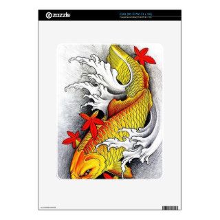 Cool Japanese Koi Fish tattoo art Decal For The iPad