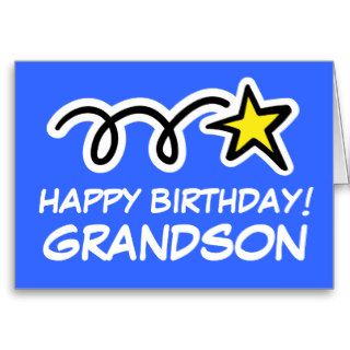 Grandson Birthday card