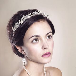 handmade eveline wedding tiara by rosie willett designs