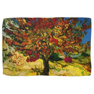 Van Gogh Mulberry Tree (F637) Fine Art Hand Towels