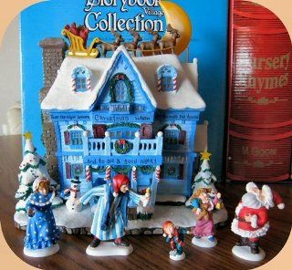 Department 56 Storybook Village TWAS THE NIGHT BEFORE CHRISTMAS Handpainted Lighted Building and Accessories, Set of 3  Other Products  