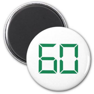 Number – 60 refrigerator magnets