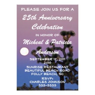 Beautiful Anniversary Celebration Party Invitation