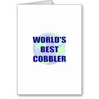 World's Best Cobbler Card