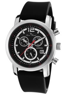 Lucien Piccard 12585 01  Watches,Mens Toules Chronograph Black Textured Dial Black Silicone, Casual Lucien Piccard Quartz Watches