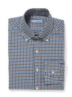 Flannel Check Dress Shirt by Luciano Brandi