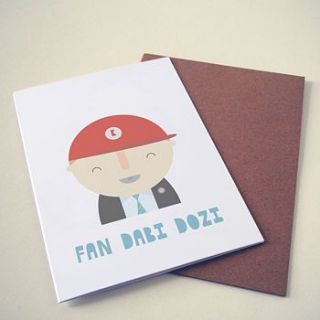 'fan dabi dozi' card by eat haggis