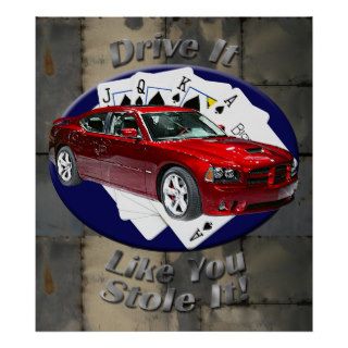 Dodge Charger SRT8 Cool Metal Poster