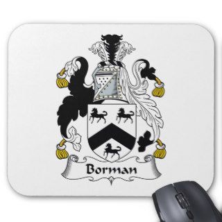 Borman Family Crest Mouse Mat