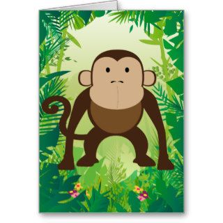 Cute Monkey Cards