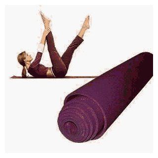 Cap Barbell PVC Pilates Mat (Dark Rose)  Exercise Mats  Sports & Outdoors