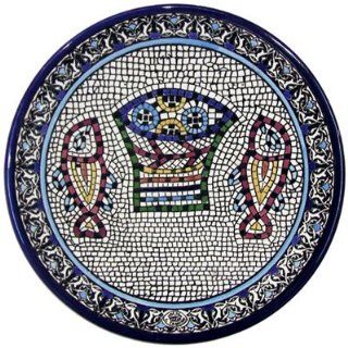 Mosaic Fish Plate. Armenian Ceramic   Dinner Plates
