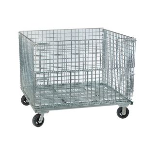 Folding Steel Wire Container  Wire Bins