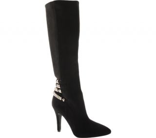 BCBGeneration Effie   Black Suede Stretch