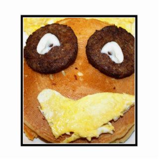 Happy Face Breakfast Photo Cut Outs