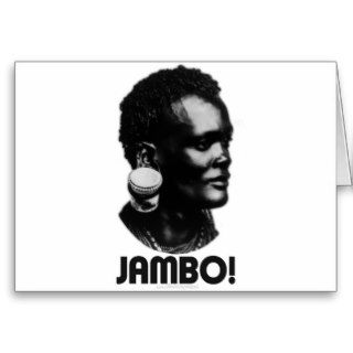 JAMBO Swahili Greeting Cards