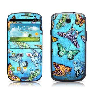 Butterflies Design Protective Skin Decal Sticker for Samsung Galaxy S III / Galaxy S 3 GT i9300 Cell Phone Cell Phones & Accessories