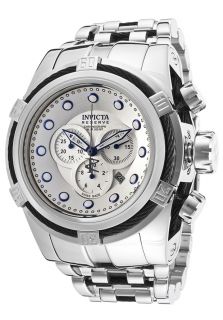Invicta 14066  Watches,Mens Bolt/Reserve Chronograph Silver Dial Stainless Steel, Chronograph Invicta Quartz Watches