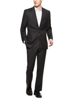 Triple Pinstripe Suit by Calvin Klein White Label