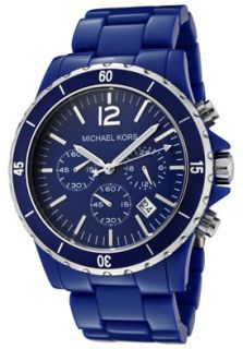 Michael Kors MK5271  Watches,Mens Chronograph Blue Dial Blue Acrylic, Chronograph Michael Kors Quartz Watches