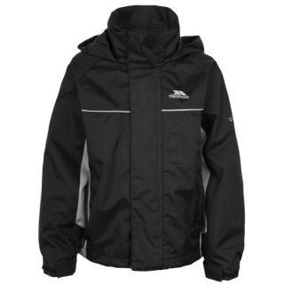 Trespass Kids Mooki Jacket   Black/White      Clothing