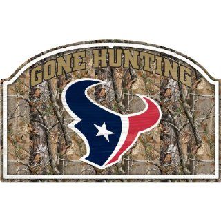 Wincraft Houston Texans Realtree Camo Wood Sign Each  Sports Fan Home Decor  Sports & Outdoors