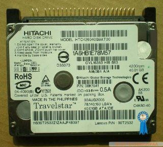 Hitachi 1.8 "notebook hard drive 40GB HTC426040F9AT00 Computers & Accessories