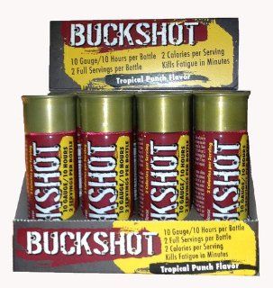 Buckshot Energy Shot   12 Pack   Tropical Punch Health & Personal Care