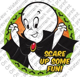 2" Round ~ Casper Scare Up Some Fun ~ Edible Image Cake/Cupcake Topper Grocery & Gourmet Food